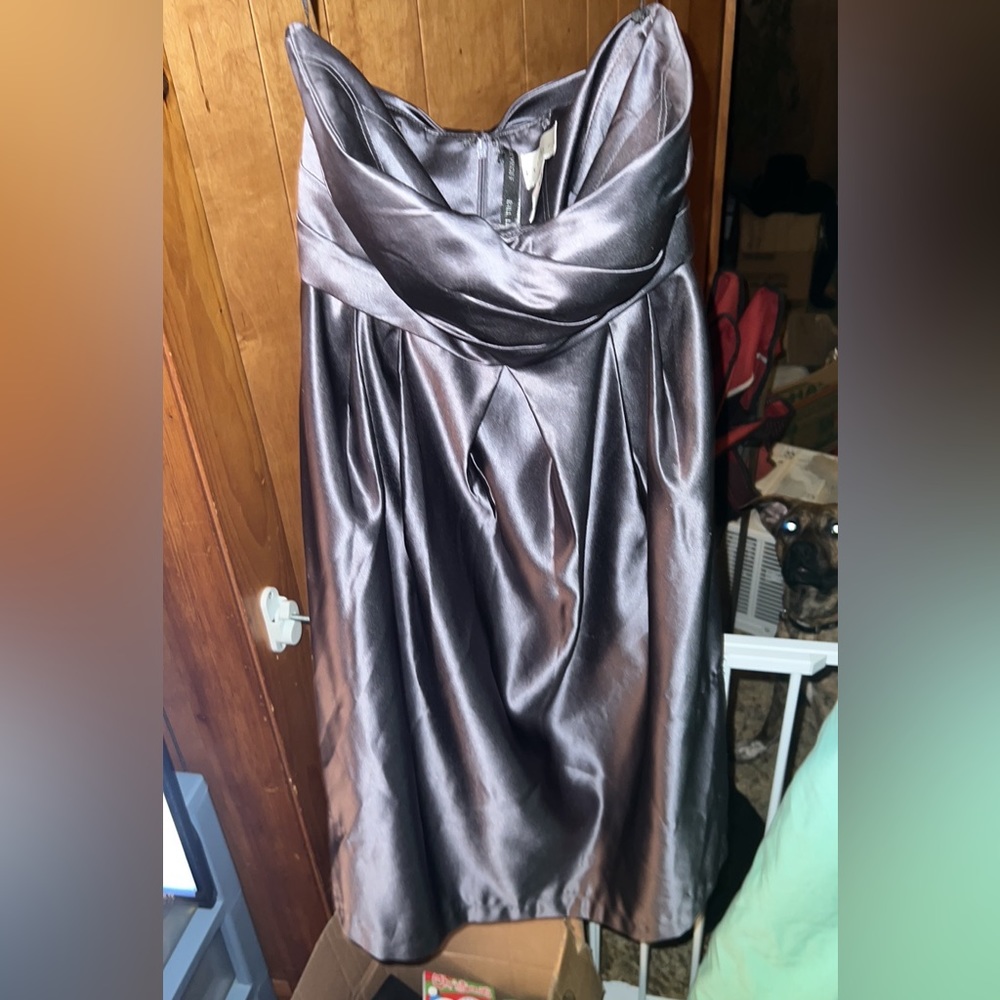 Grey Bill Levkoff knee length dress